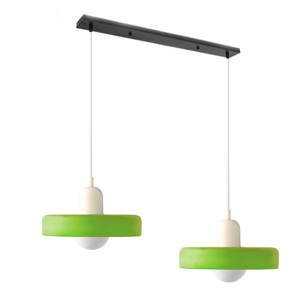 2 Heads Modern Bauhaus Glass Pendant Light - Image 65