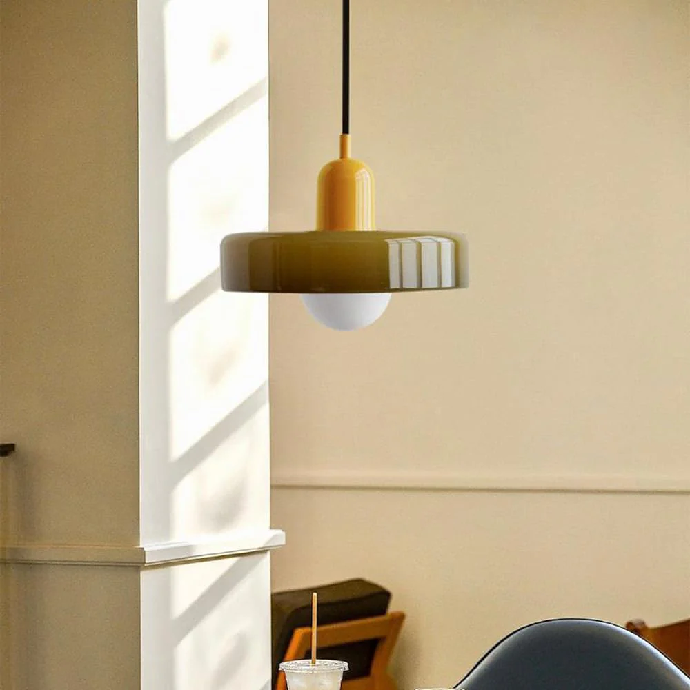 3 Heads Bauhaus Modern Simple Glass Pendant Light - Image 13
