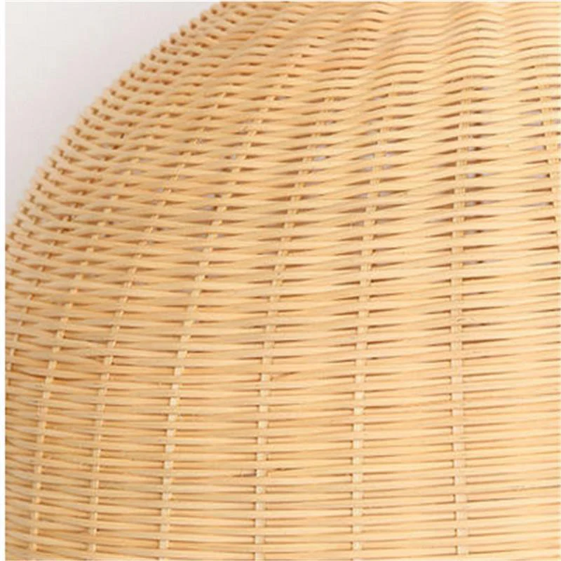 Bamboo Rattan Basket Pendant Light For Kitchen - Image 18