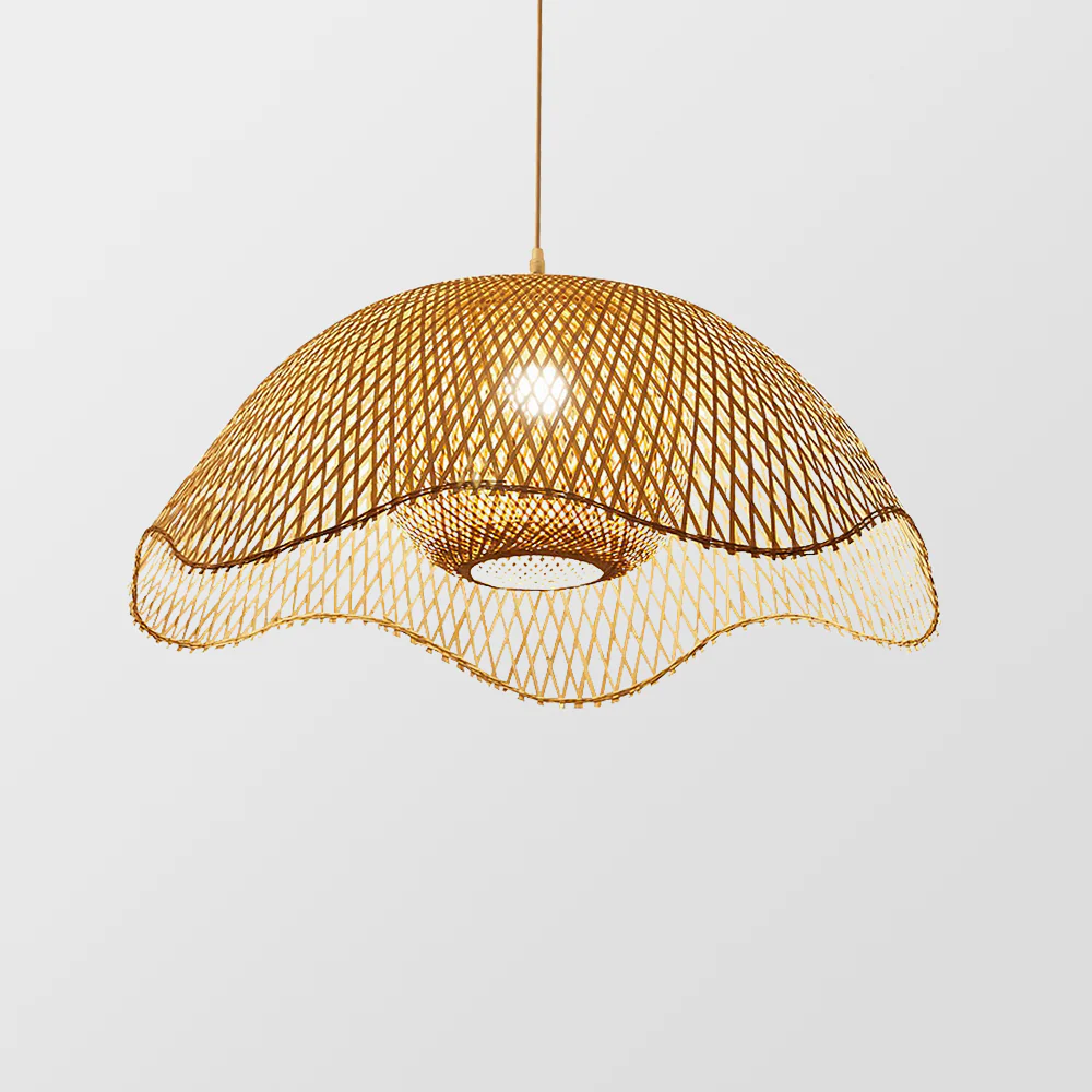 Bamboo Woven Hanging Lighting - Image 11