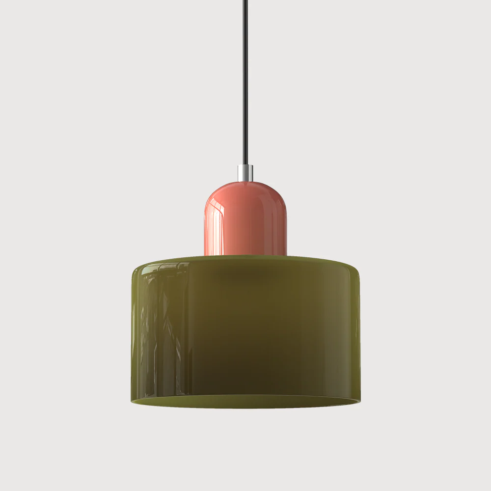 Modern Bauhaus Fresh Glass Pendant Light For Kitchen Island - Image 10