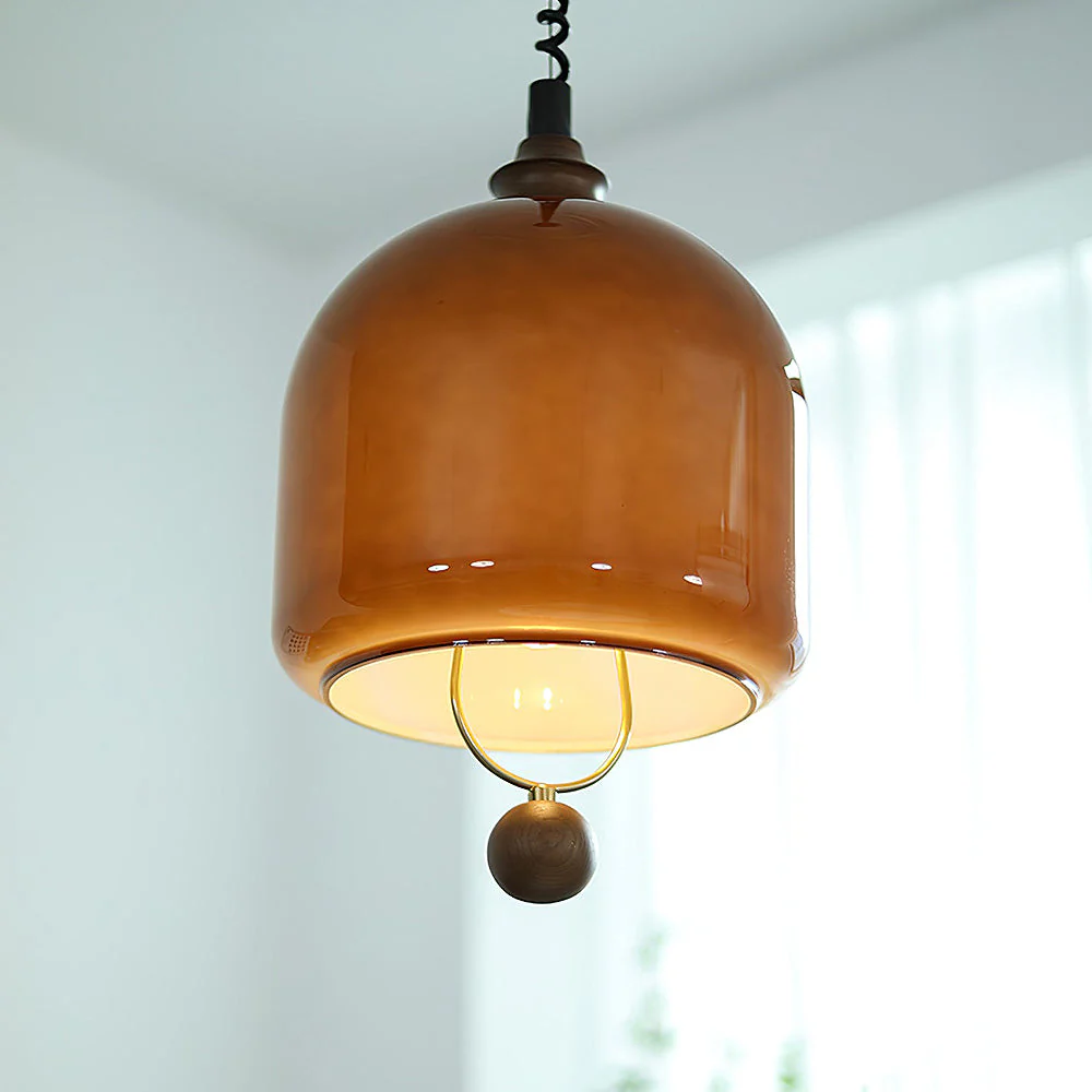 Bauhaus Glass Lantern Pendant LED Light - Image 2