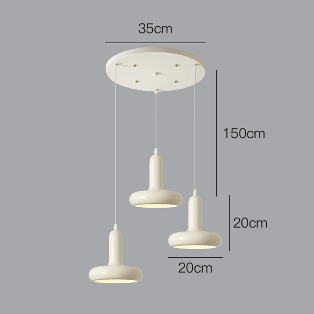 Bauhaus Puck Creamy Pendant Light - Image 15