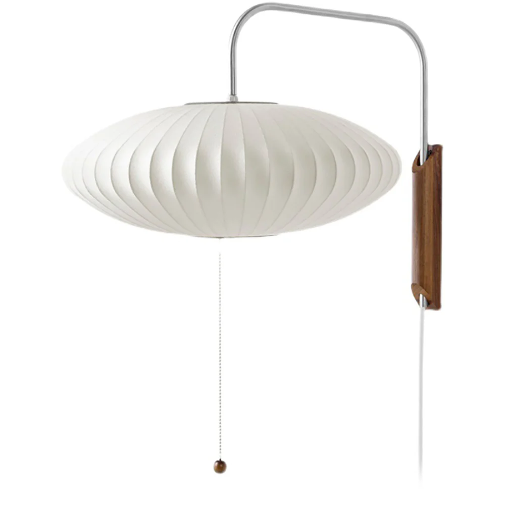 Bauhaus White Silk Wall Lamp - Image 5