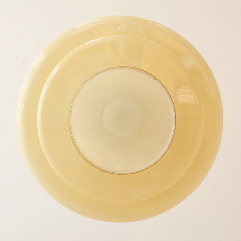 Bauhaus Yellow Three Layers Pendant Light - Image 8