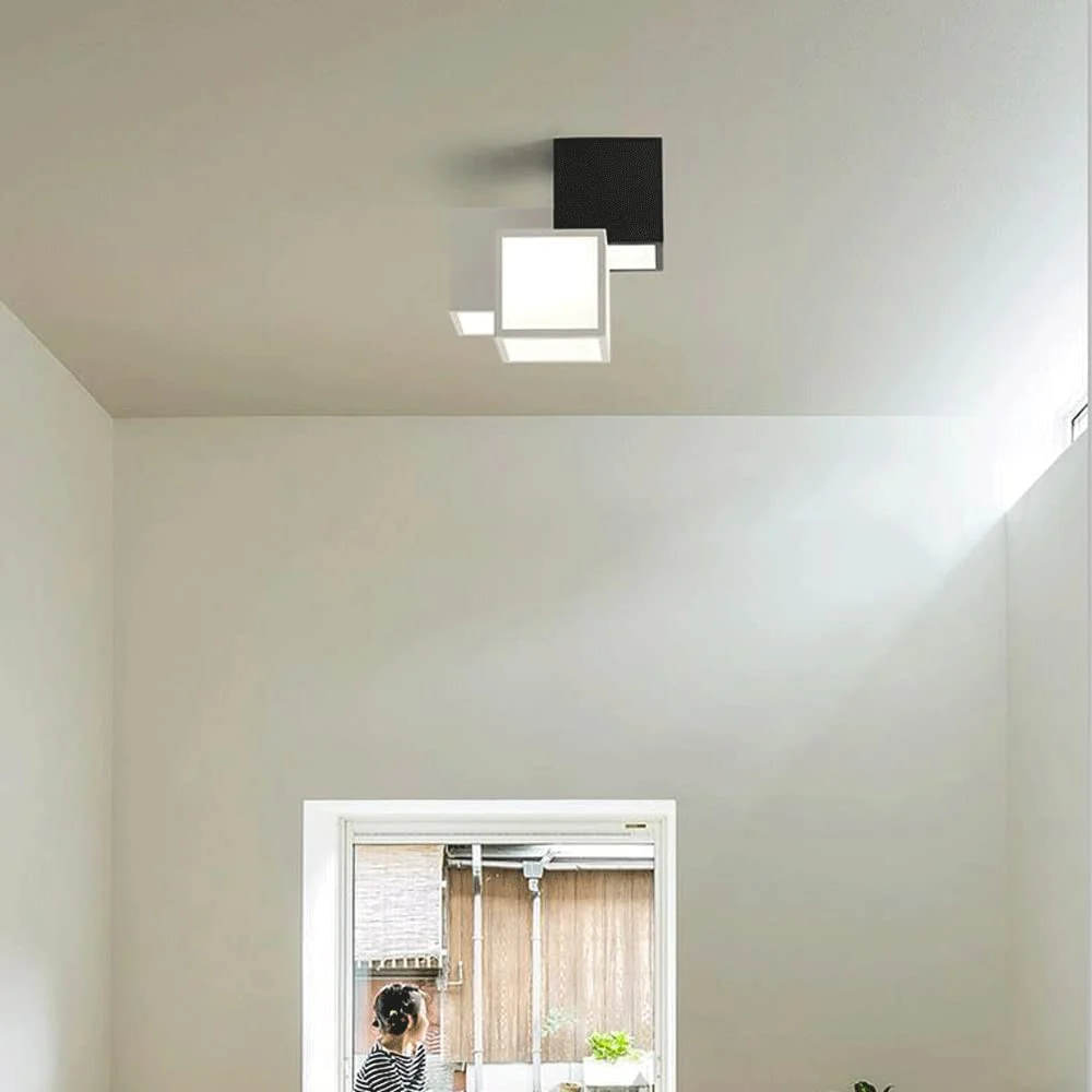 Modern Designer Style Square LED Ceiling Light - Image 6