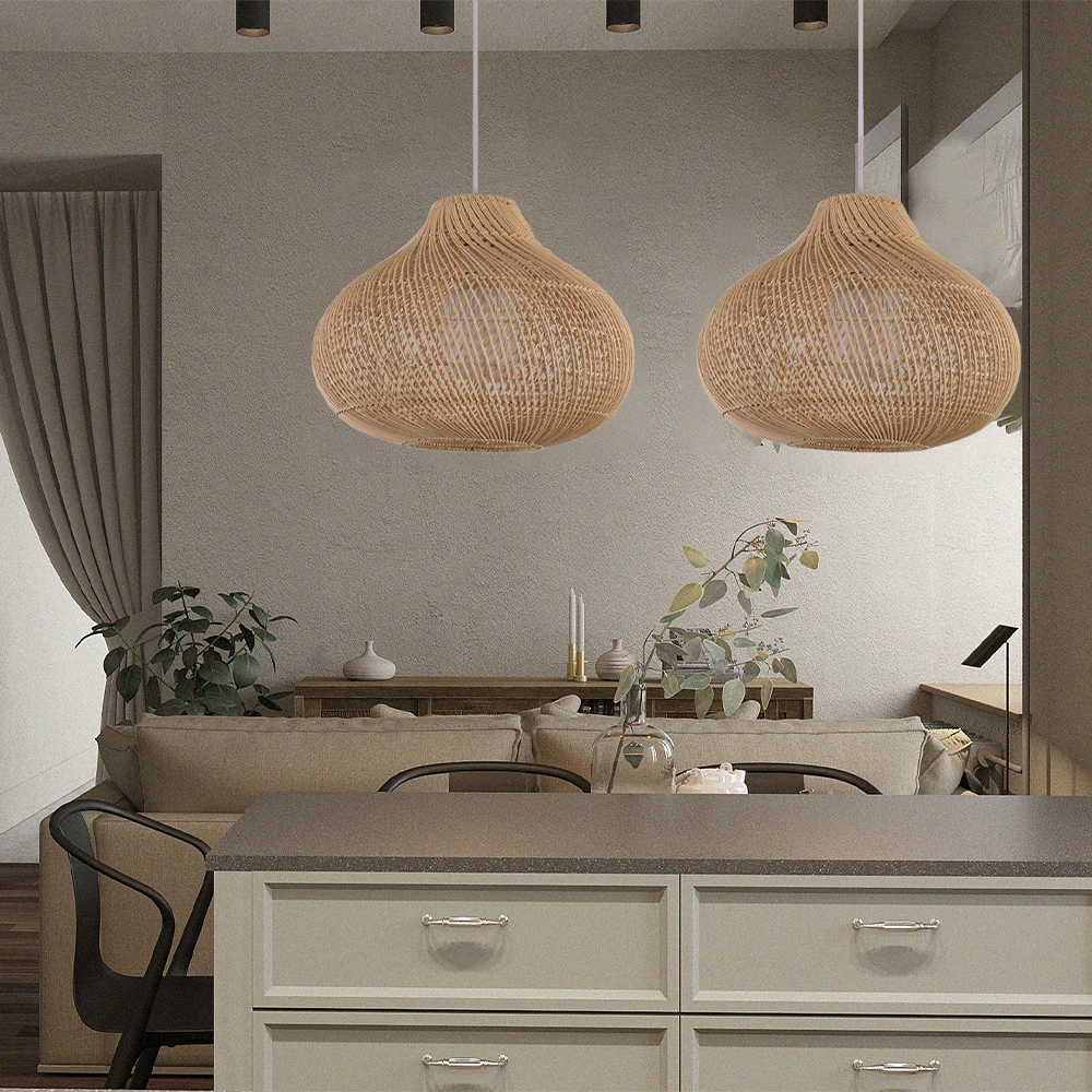 Boho Natural handmade Island Pendant Light - Image 3