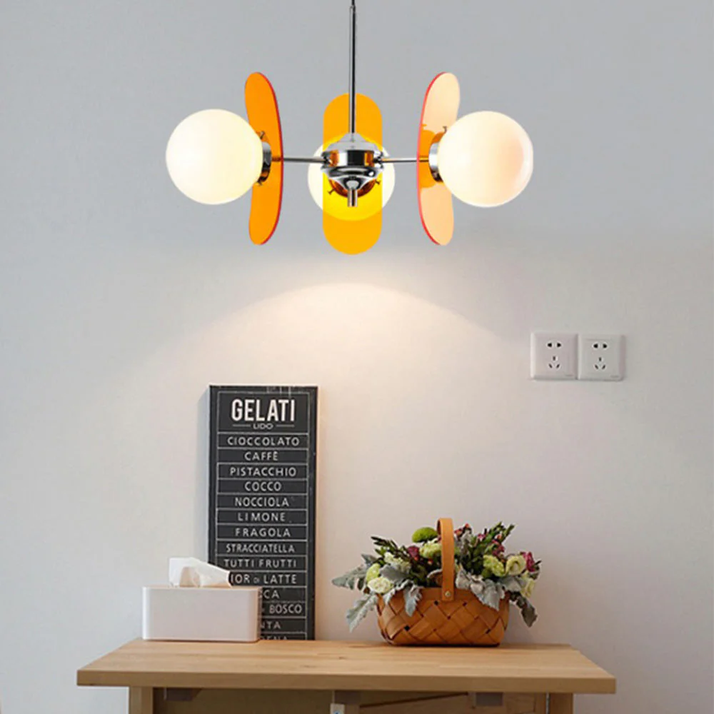 Modern Acrylic Art Deco Pendant Light For Living Room - Image 3