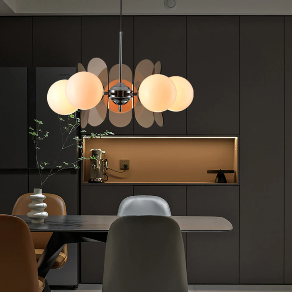 Modern Acrylic Art Deco Pendant Light For Living Room - Image 4