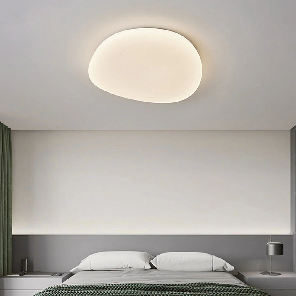 Simple Acrylic Bedroom White LED Ceiling Light - Image 5