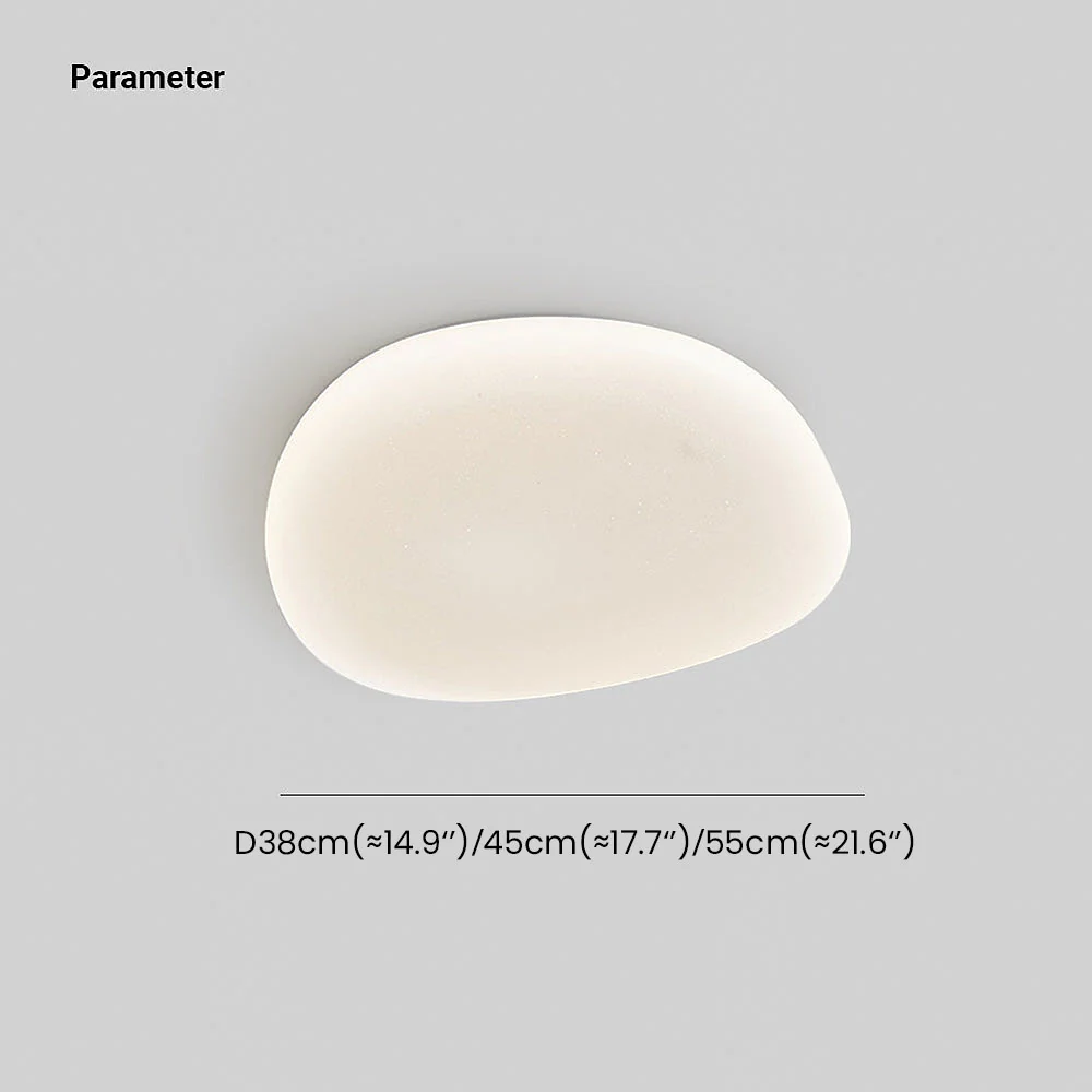 Simple Acrylic Bedroom White LED Ceiling Light - Image 9