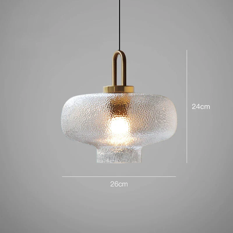Clear Frosted Glass Pendant Light for Kitchen - Image 12