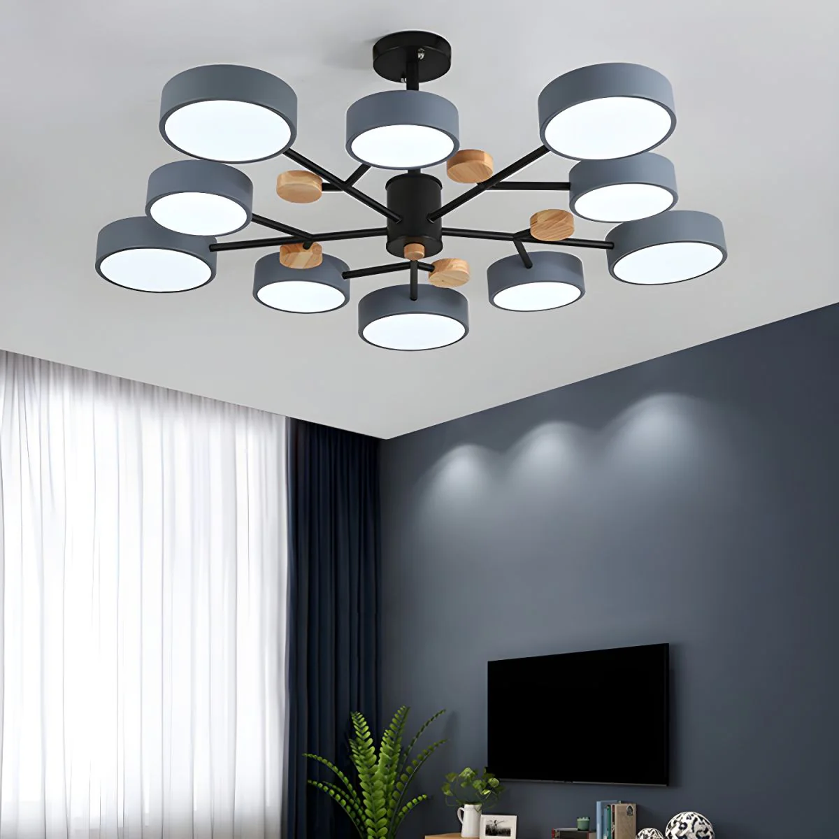 Contemporary Acrylic LED Hanging Pendant Light - Image 13