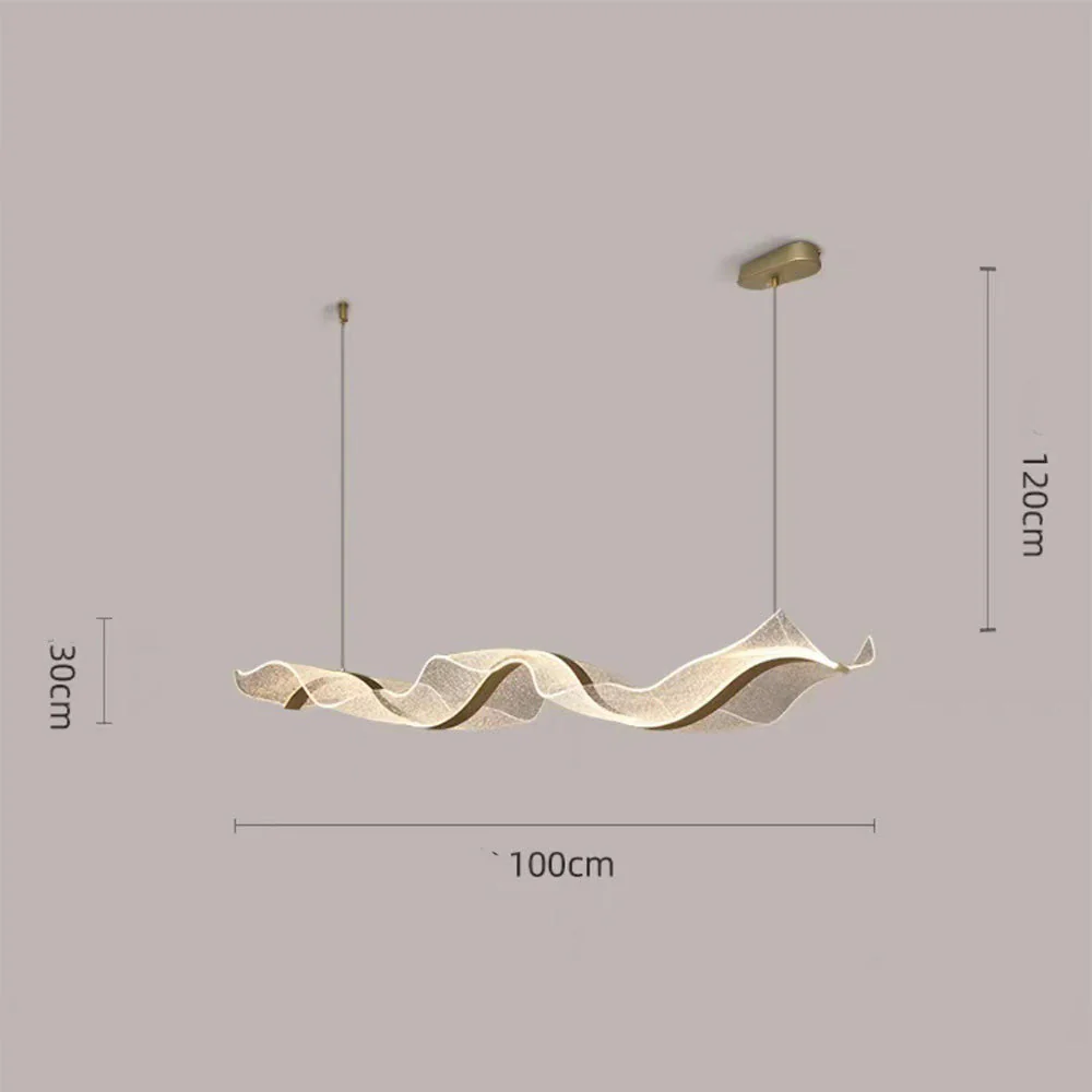 Contemporary Creative Water Ripple Pendant Light - Image 19