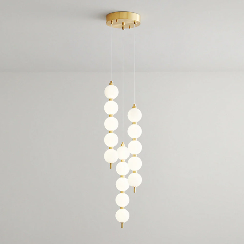 Contemporary LED White Ball Pendant Light - Image 11