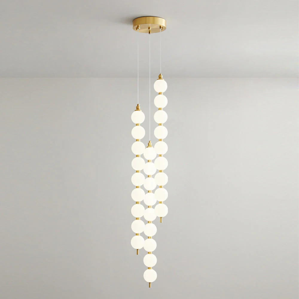 Contemporary LED White Ball Pendant Light - Image 18