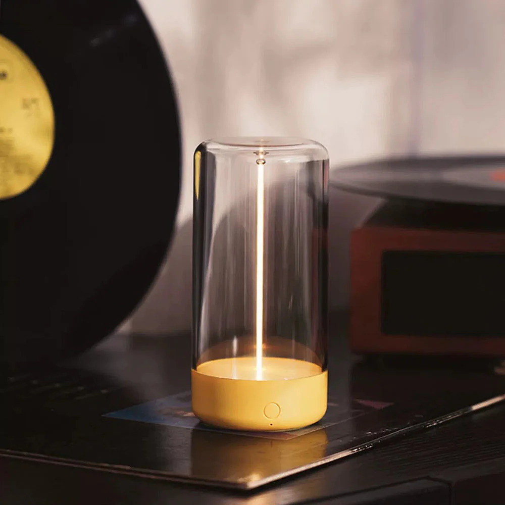 Contemporary Magnetic Clear Acrylic Mini Table Lamp - Image 8