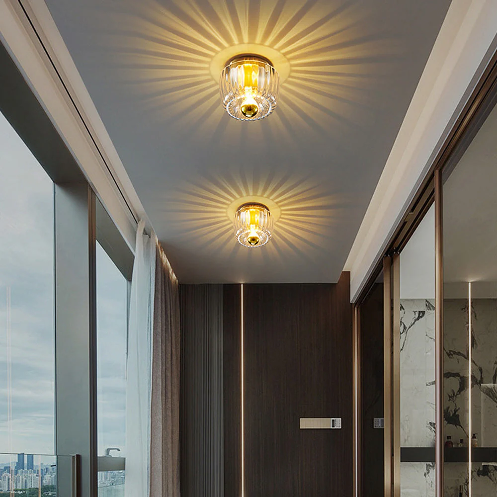 Contemporary Mini Clear Ceiling Light - Image 3