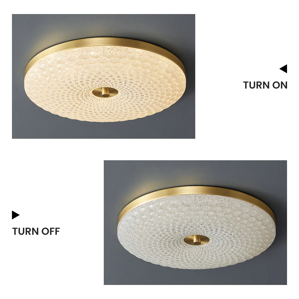 Modern Ceiling Light LED Creative Copper Ceiling Lamp - Image 14