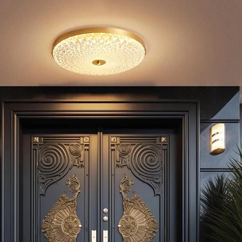 Modern Ceiling Light LED Creative Copper Ceiling Lamp - Image 3
