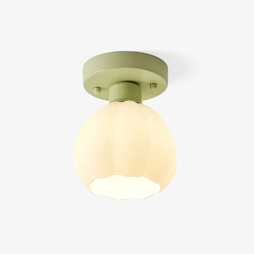 Cream Pumpkin Creative Corridor Aisle Ceiling Light - Image 3