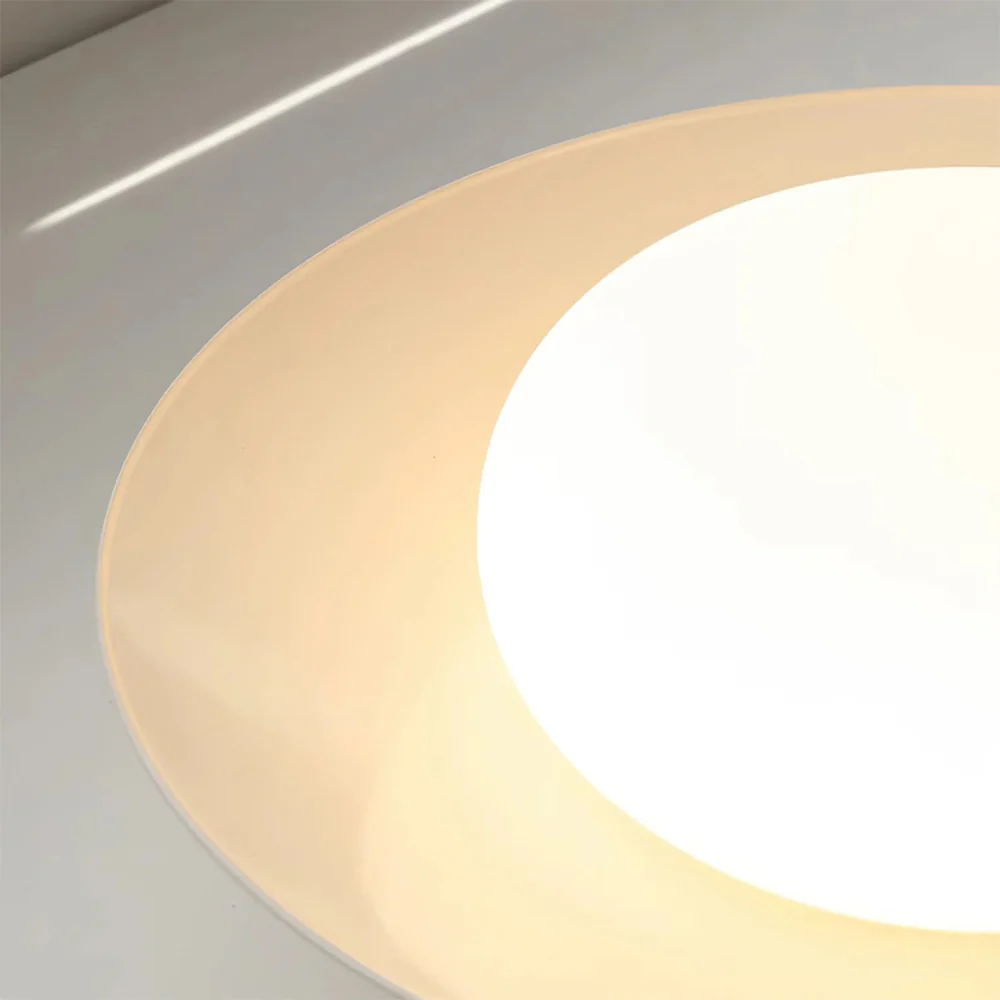 Cream Round White Ceiling Light - Image 18