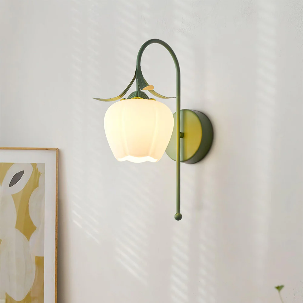 Creative Flower Glass Wall Light - Image 12