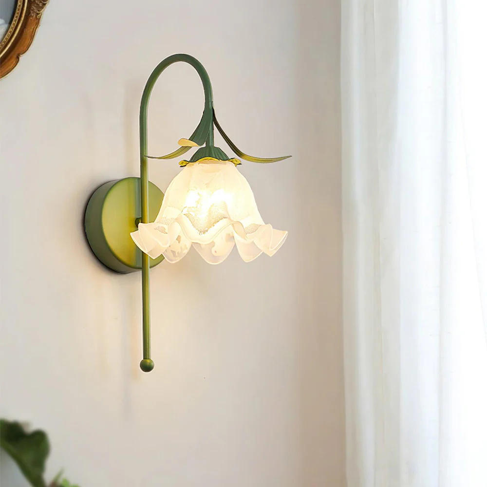 Creative Flower Glass Wall Light - Image 2