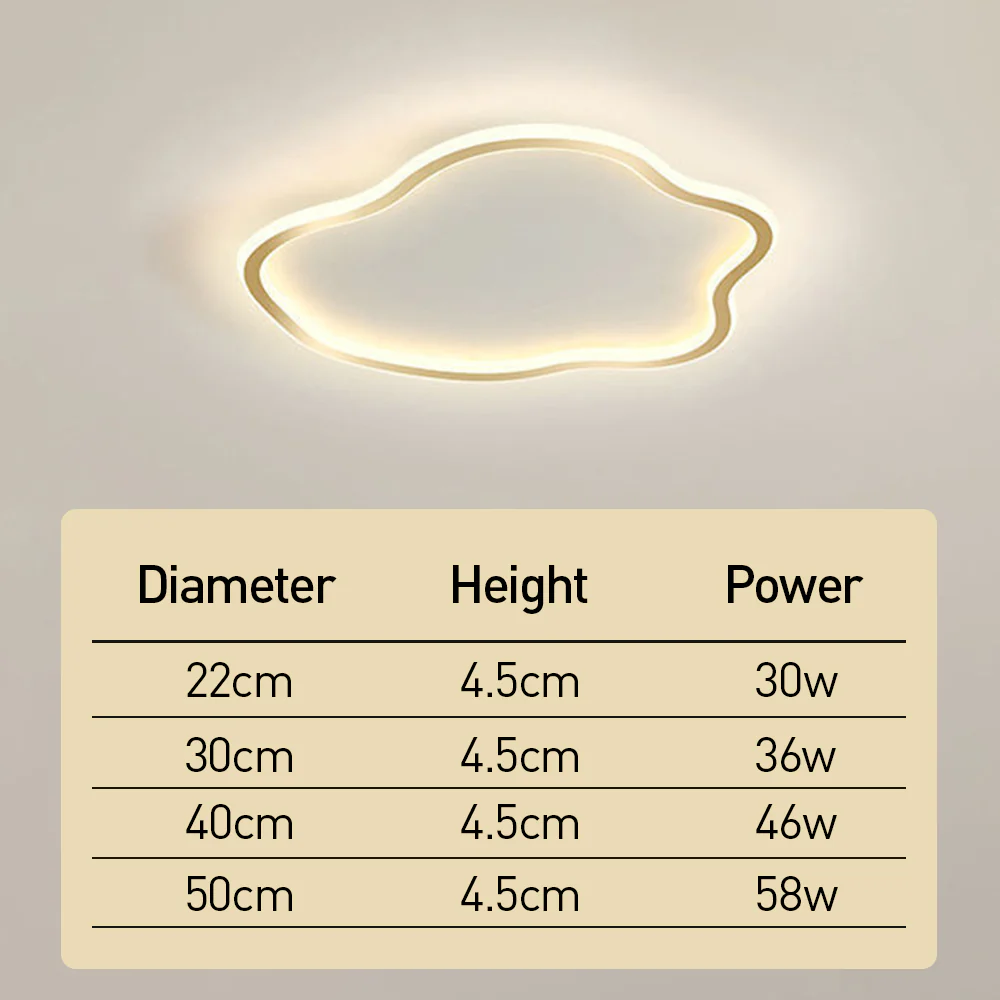 Creative Irregularly Flush Mount Ceiling Light - Image 8