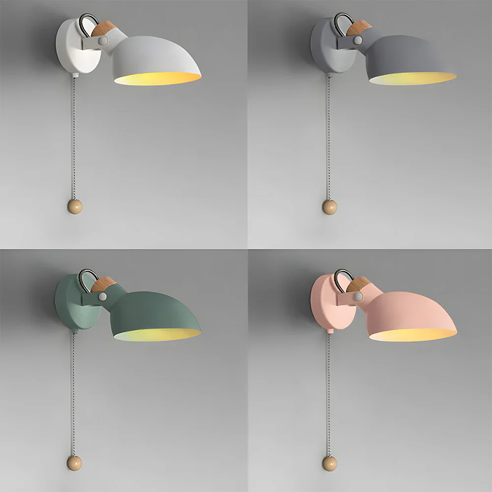 Creative Macarons Switch Cord Wall-Mounted Lamp - Image 14