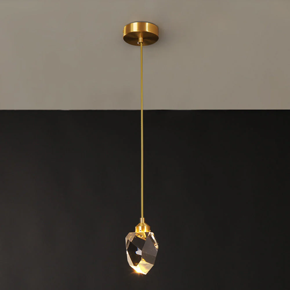 Creative Modern Crystal Gold Raindrop Chandelier - Image 8