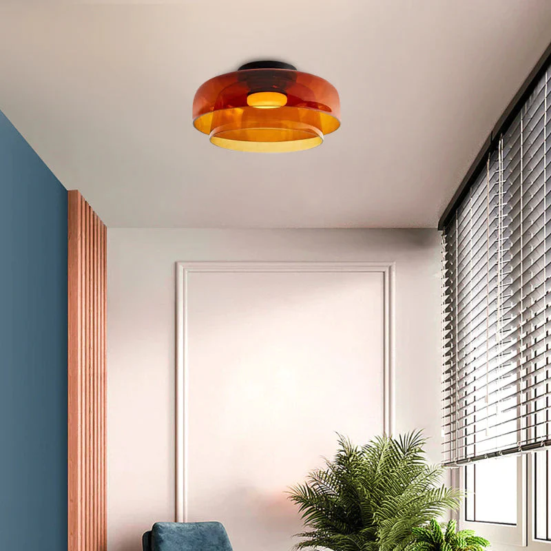 Creative Multi-Layer Glass Living Room Ceiling Light - Image 10