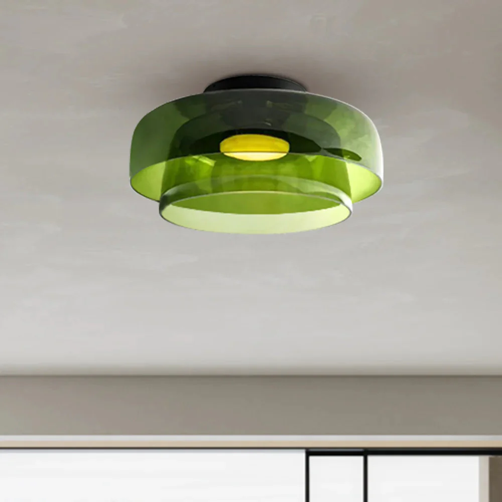 Creative Multi-Layer Glass Living Room Ceiling Light - Image 38