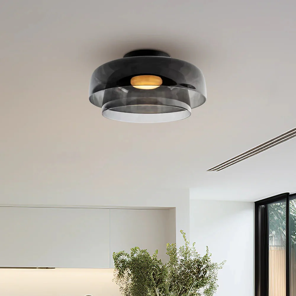 Creative Multi-Layer Glass Living Room Ceiling Light - Image 57