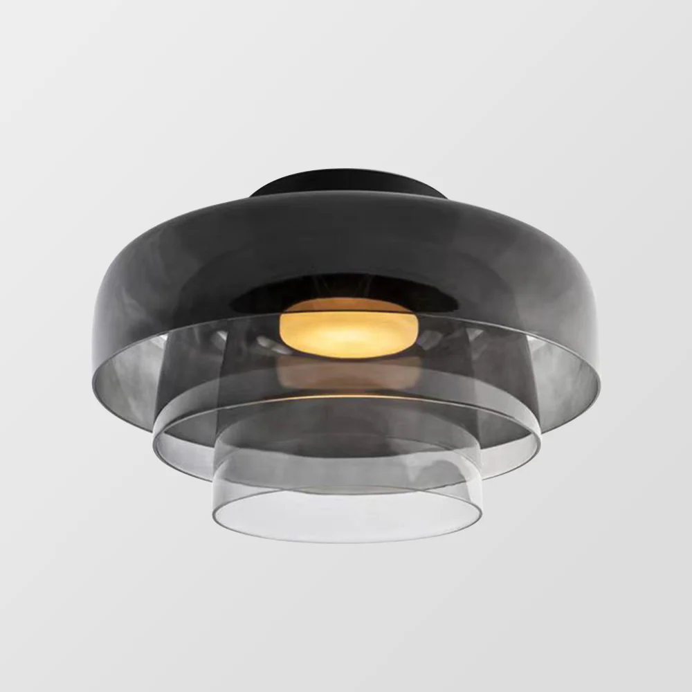 Creative Multi-Layer Glass Living Room Ceiling Light - Image 63