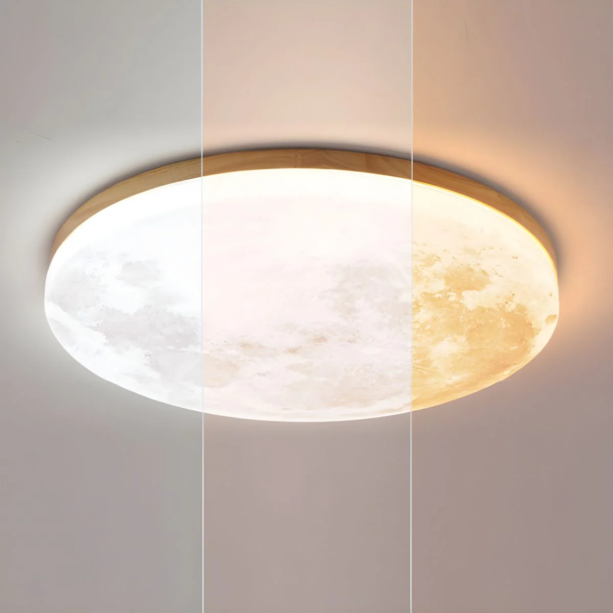 Creative Round Moon LED Ceiling Light - Image 9