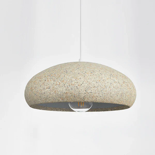 Creative Stone Beige Pendant Light For Dining Room - Image 9