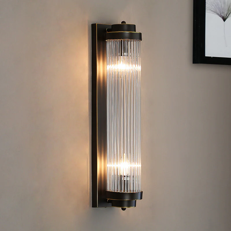 Crystal Pillar Metal Wall Lamp - Image 20