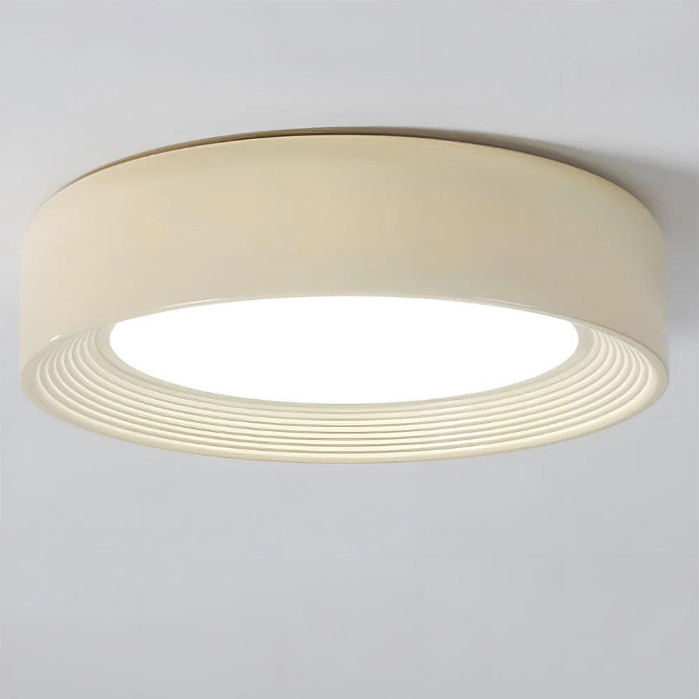Cute Creamy Yellow Round LED Ceiling Light - Image 11