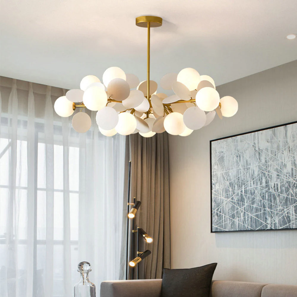 Creative Multicolored Flower Living Room Chandelier - Image 16