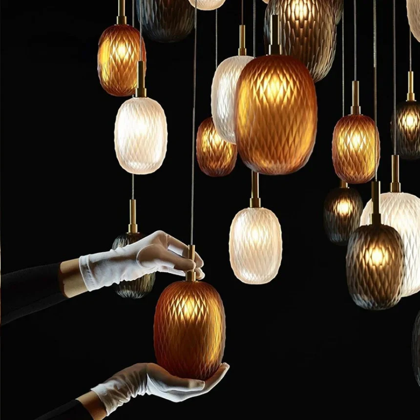 Design Stained Glass Ball Pendant Light - Image 3