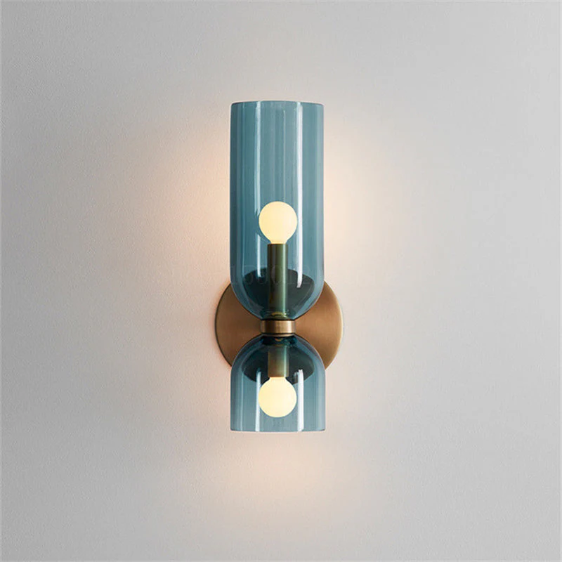 Double Head Glass Wall Lamp LED Sconce for Bedroom - Image 8