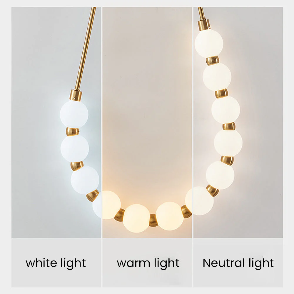 Elegance Loop Long Acrylic White Wall Light - Image 8
