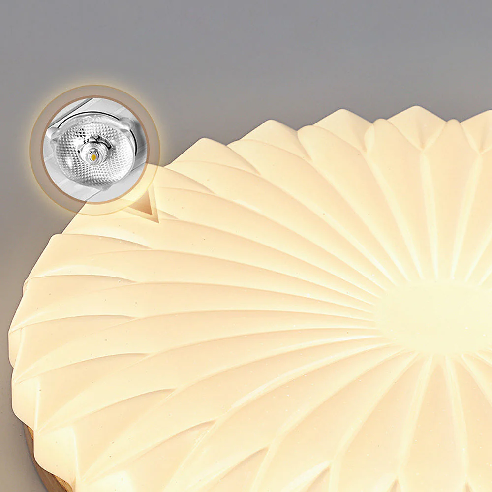 French Cream White Led Ceiling Light - Image 10