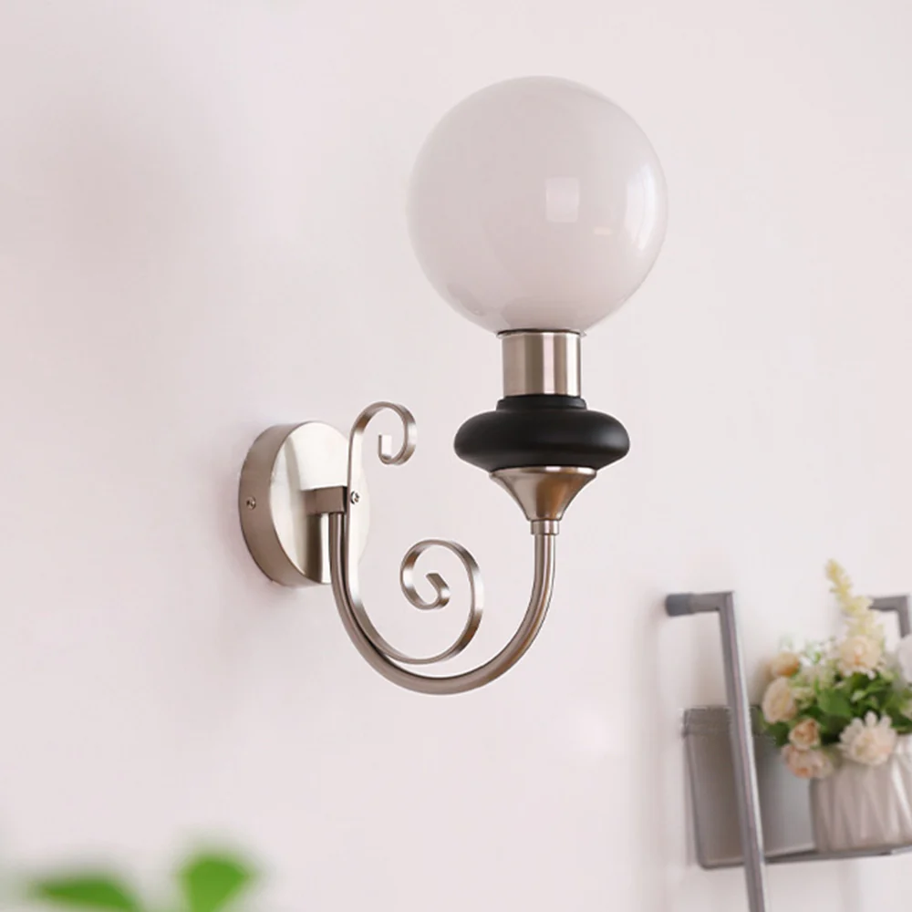 French Retro Glass 1-Light Wall Sconce - Image 16
