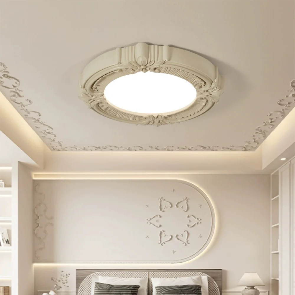 French Retro LED Ceiling Light For Bedroom - Image 5
