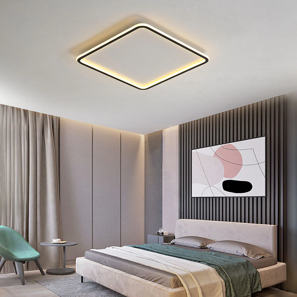 Geometry Square Hollow LED Ceiling Light - Image 3