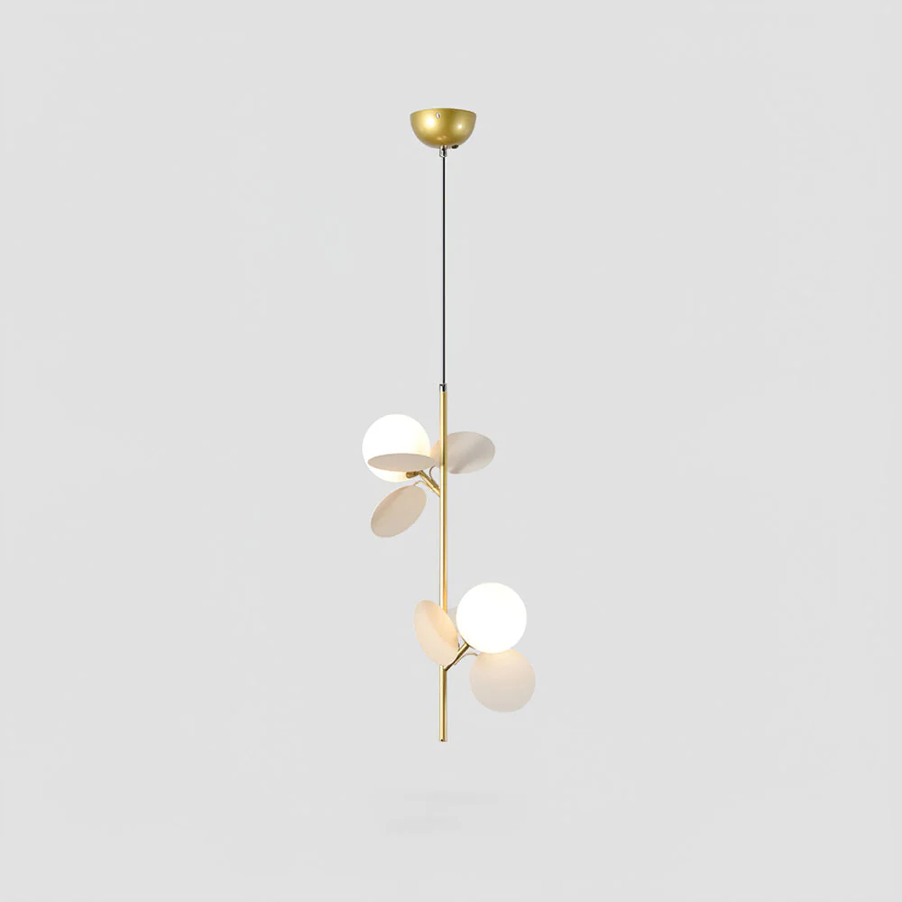 Glass Lampshade Chandelier Personality Art PVC Pendant Light - Image 5