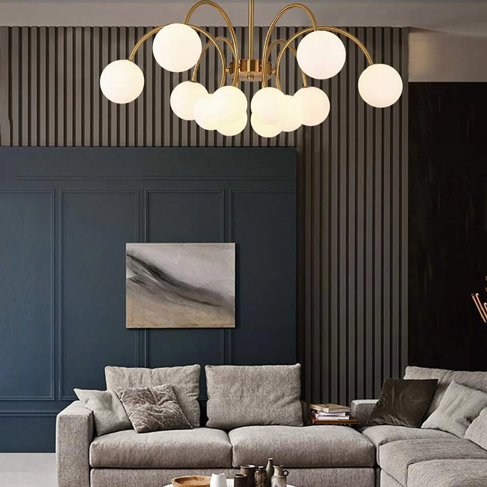 Modern Gold Sputnik Shape Chandelier - Image 2