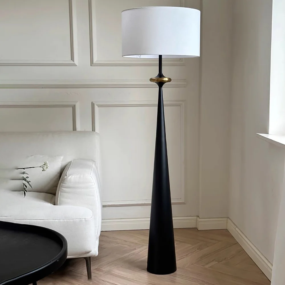 Japanese Simple Fabric Standing Lamp - Image 4